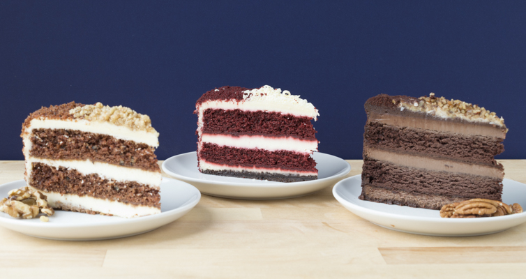 3 Sliced Decorated Cakes